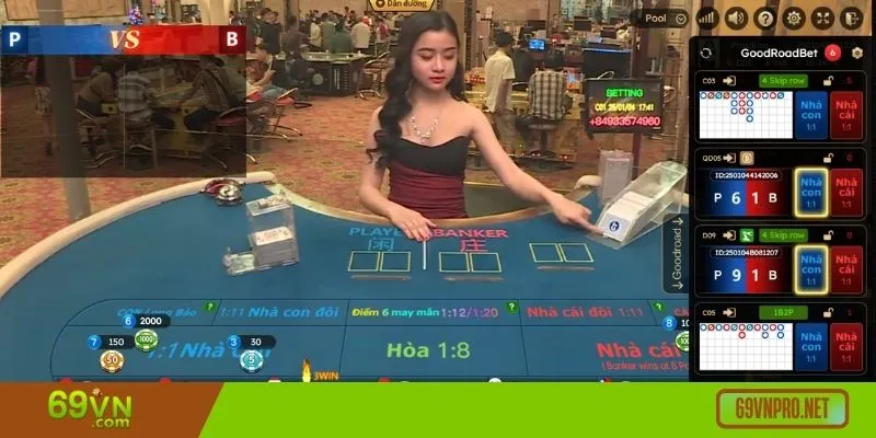 Chơi Baccarat tại 69VN hội viên sẽ nhận lại nhiều lợi ích